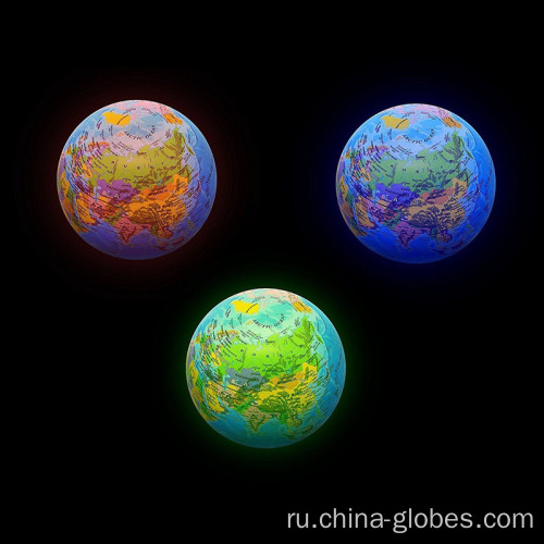 Самовращающийся шар с подсветкой Magic Earth Ball